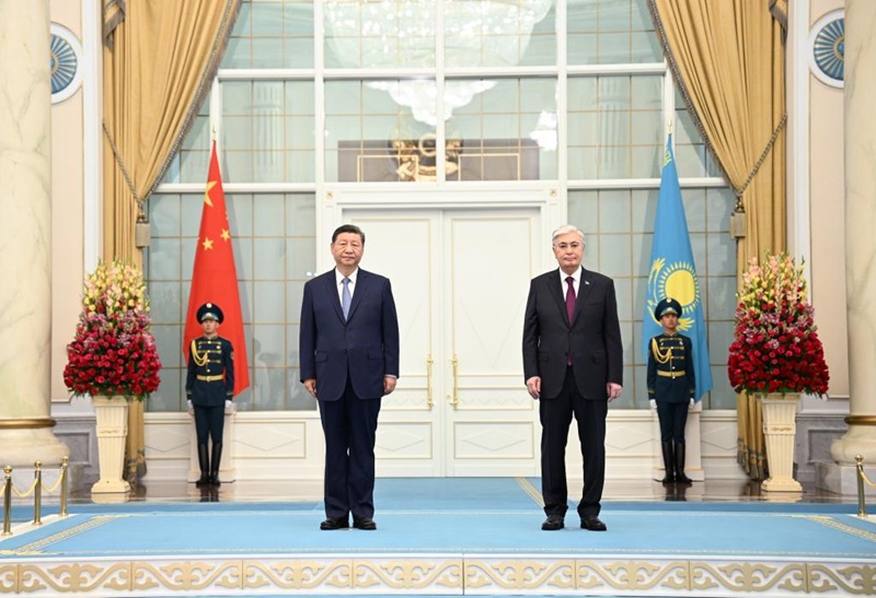 ҚХР Төрағасы Си Цзиньпин Астанада ҚР Президенті Қ.Тоқаев өткізген қарсы алу рәсіміне қатысты