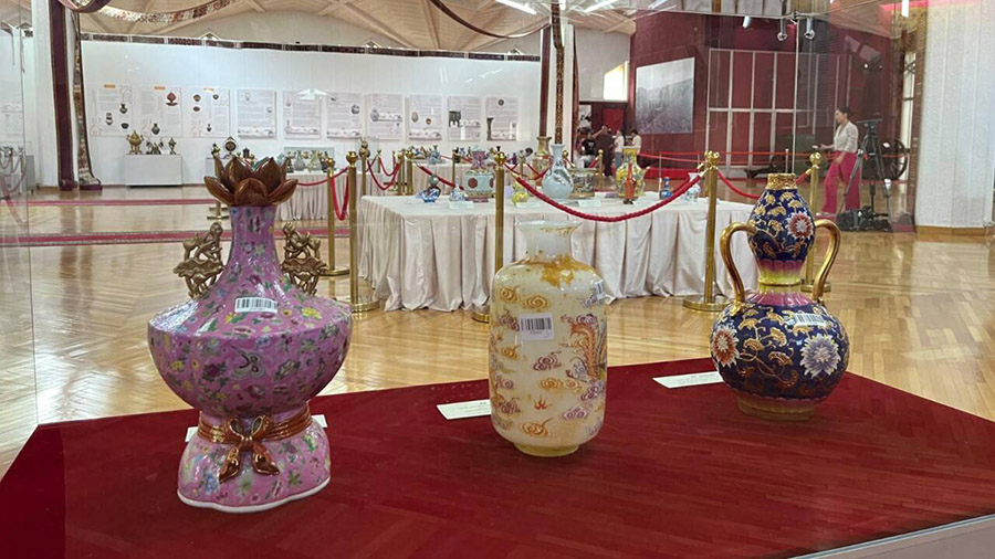 «Қытай Керамикалық өнерінің саяхаты» атты өнер жинағының туристік көрмесі Қазақстанда өтті