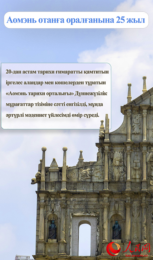 Аомэньнің отанға оралғаннан кейінгі 25 жылдағы жетістіктері туралы статистика