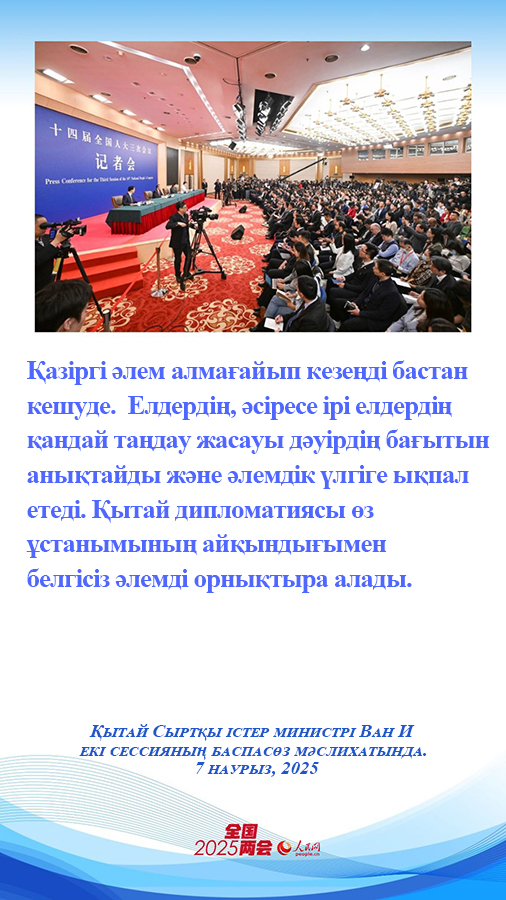 Ван И: Қытай дипломатиясының әлемдегі рөлі