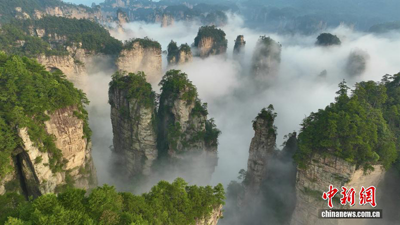 Хунаньдағы Чжанцзяцзенің көркі көз тартады