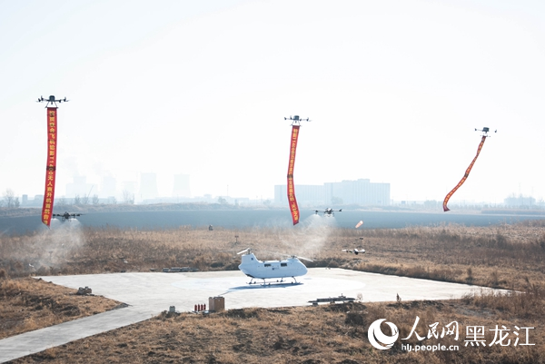 «Аспандағы ауыр жүк көлігі»-T1400 ұшқышсыз тікұшағы алғашқы рейсін сәтті орындады