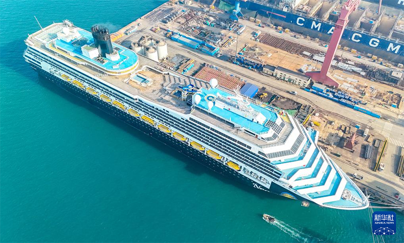 100 000 тонналық «Идеал» круиздік кемесі Циндаода жөндеуден өтті